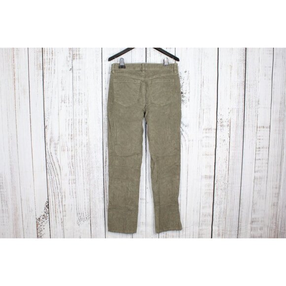 LL Bean BeanFlex Five Pocket Corduroy Pants Mid Rise Straight Leg 6 Reg - Picture 6 of 12